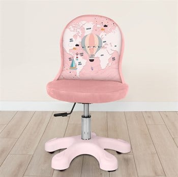 WORLD MAP KIZ ÇALIŞMA SANDALYESİ (8-14 YAŞ)