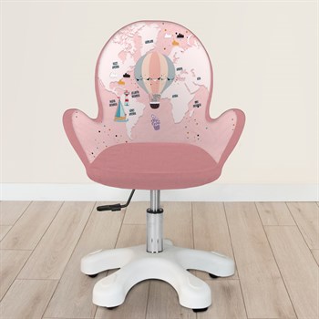 WORLD MAP KIZ ÇALIŞMA SANDALYESİ (8-14 YAŞ)