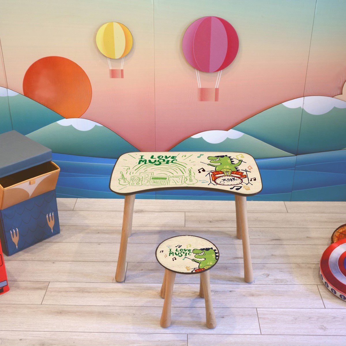 DRUMMS TABURELİ MASA SETİ (2-4 YAŞ)