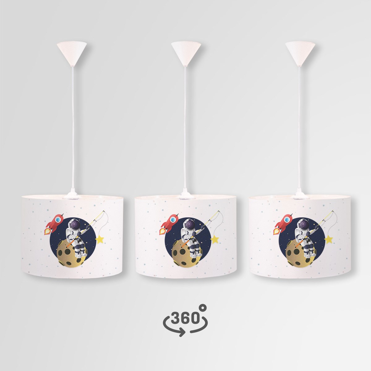 GEZEGENLER DAİRE SARKIT AYDINLATMA (LARGE)