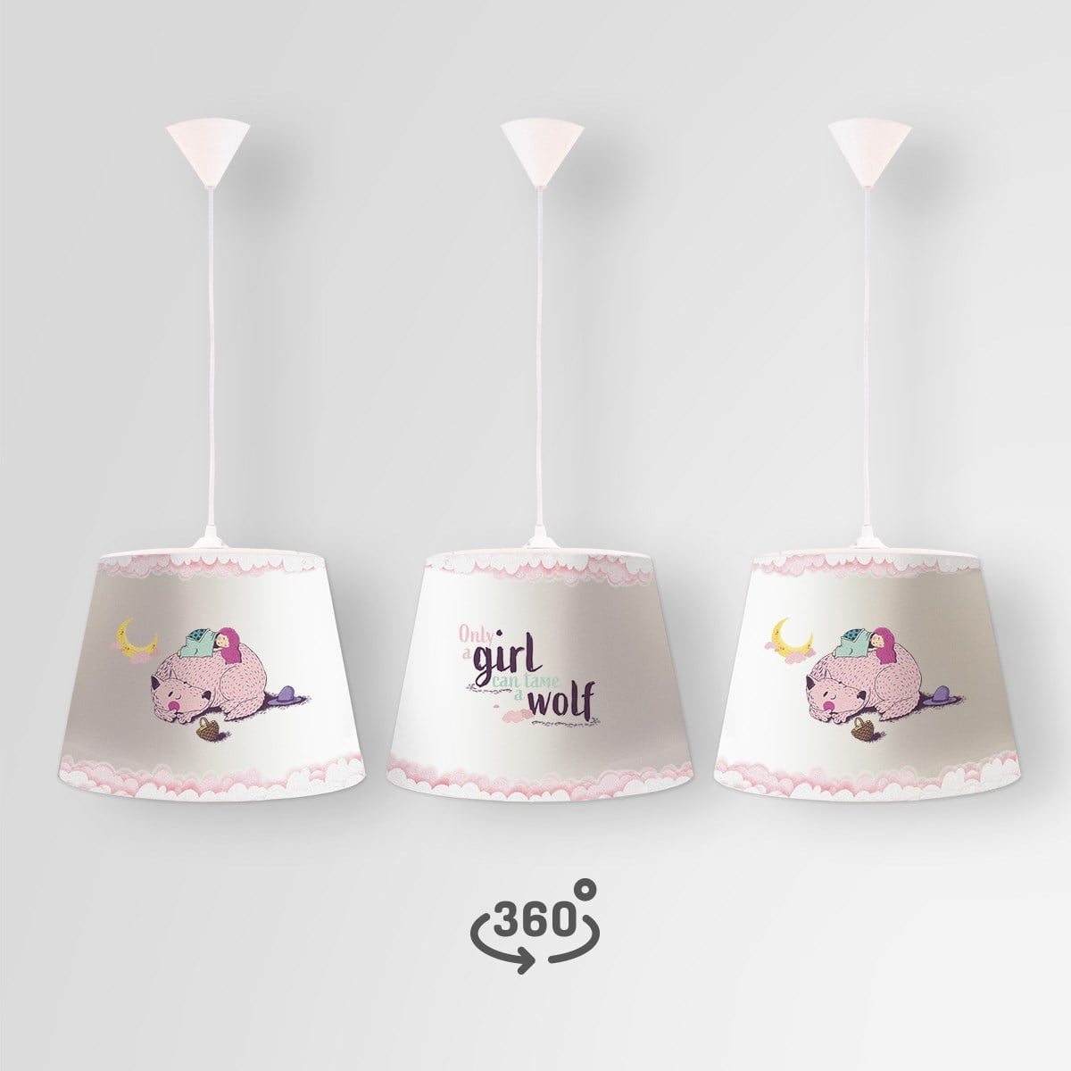 GIRLWOLF KONİK SARKIT AYDINLATMA (LARGE)