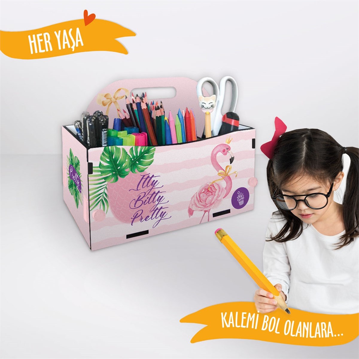 POPCORN KALEMLİK FLAMINGO