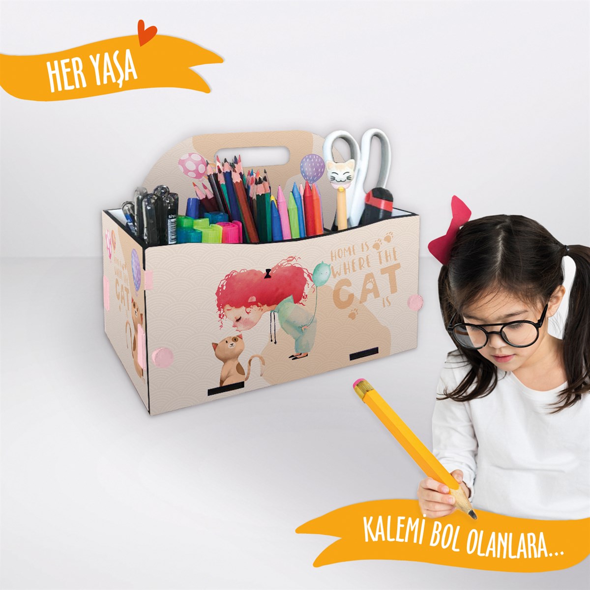 POPCORN KALEMLİK ORGANİZER PETTING