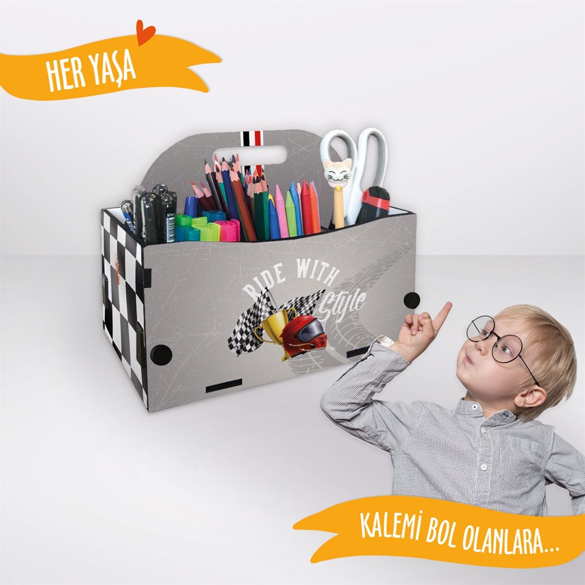 POPCORN KALEMLİK RED CAR