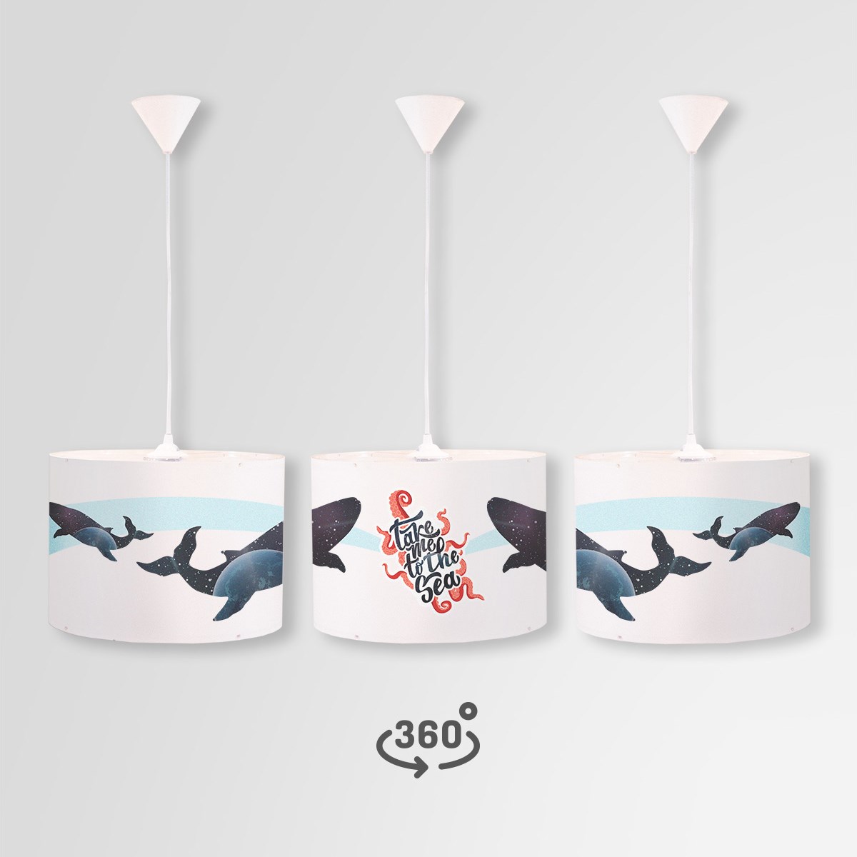 SCUBA DAİRE SARKIT AYDINLATMA (LARGE)