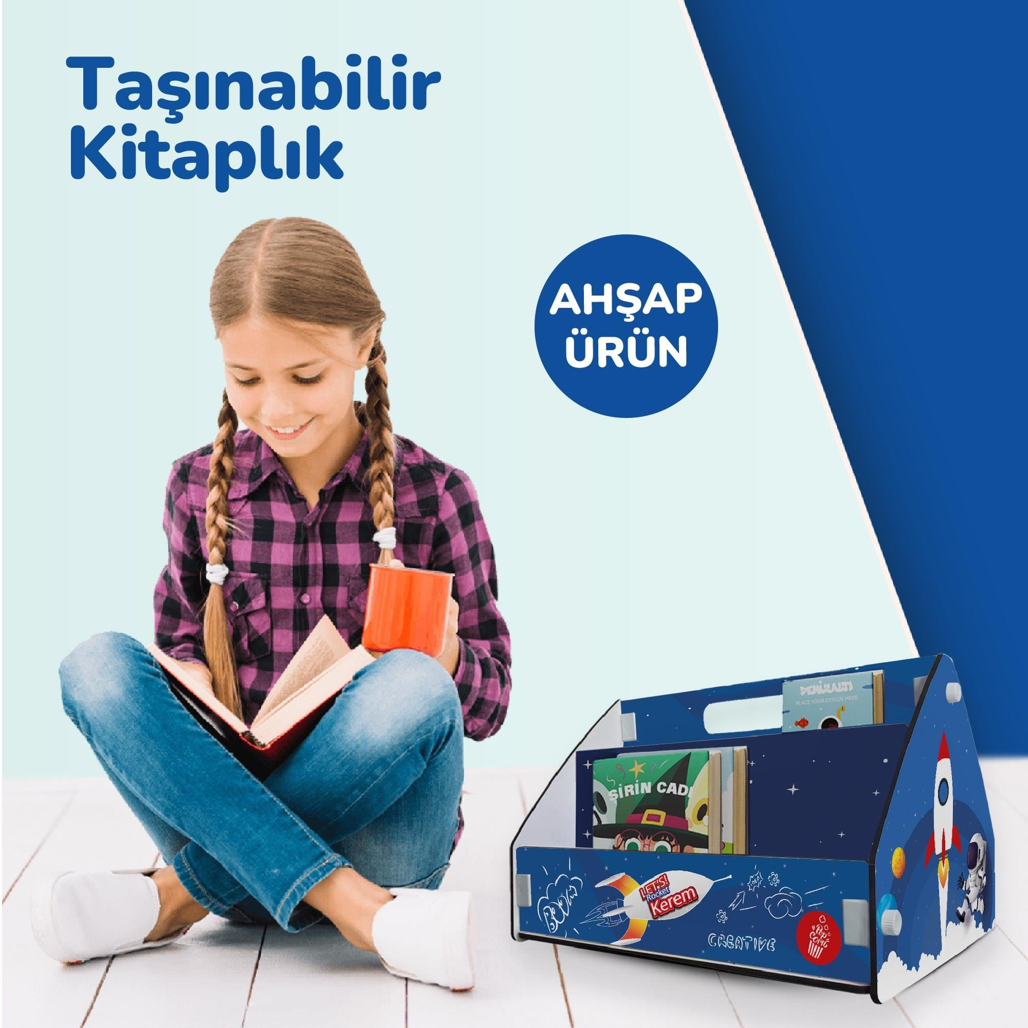 TAŞINABİLİR KİTAPLIK