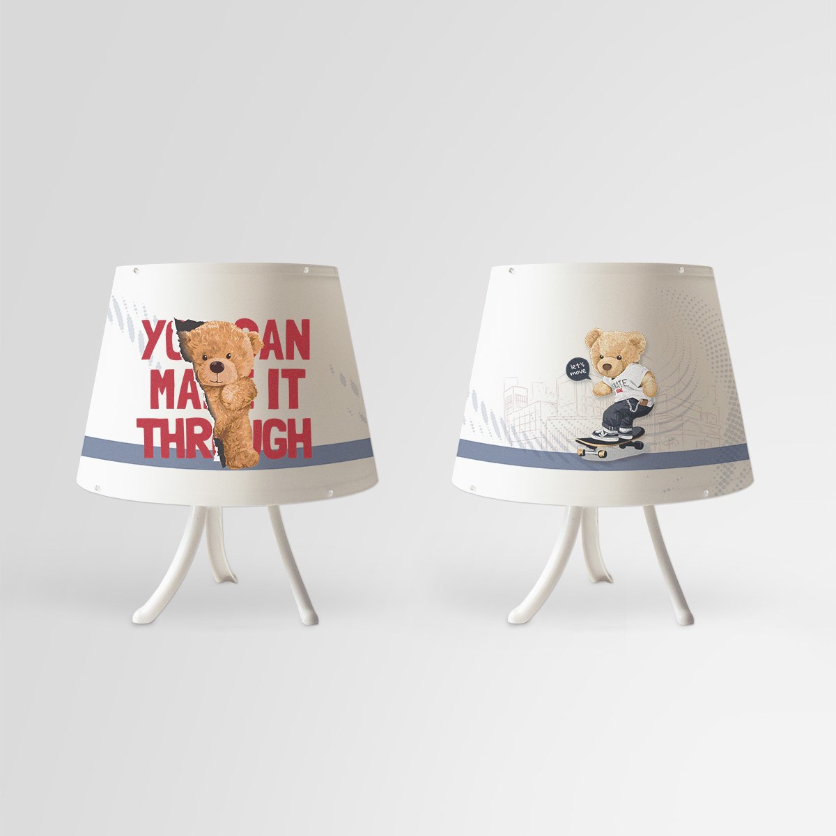 TEDDY BEAR KONİK ABAJUR