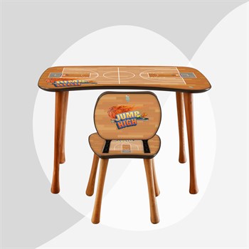 Basketball Çalışma Masa Seti (5-9 Yaş)