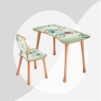 Bisiklet Çalışma Masa Seti (5-9 Yaş)