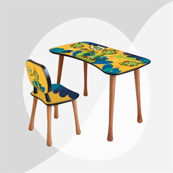 Dino Çalışma Masa Seti (5-9 Yaş)