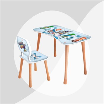 Kayak Erkek Çalışma Masa Seti (5-9 Yaş)