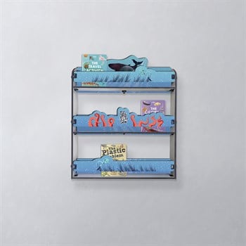 SCUBA ÜÇLÜ DUVAR RAFI