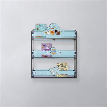 WORLD MAP ERKEK ÜÇLÜ DUVAR RAFI