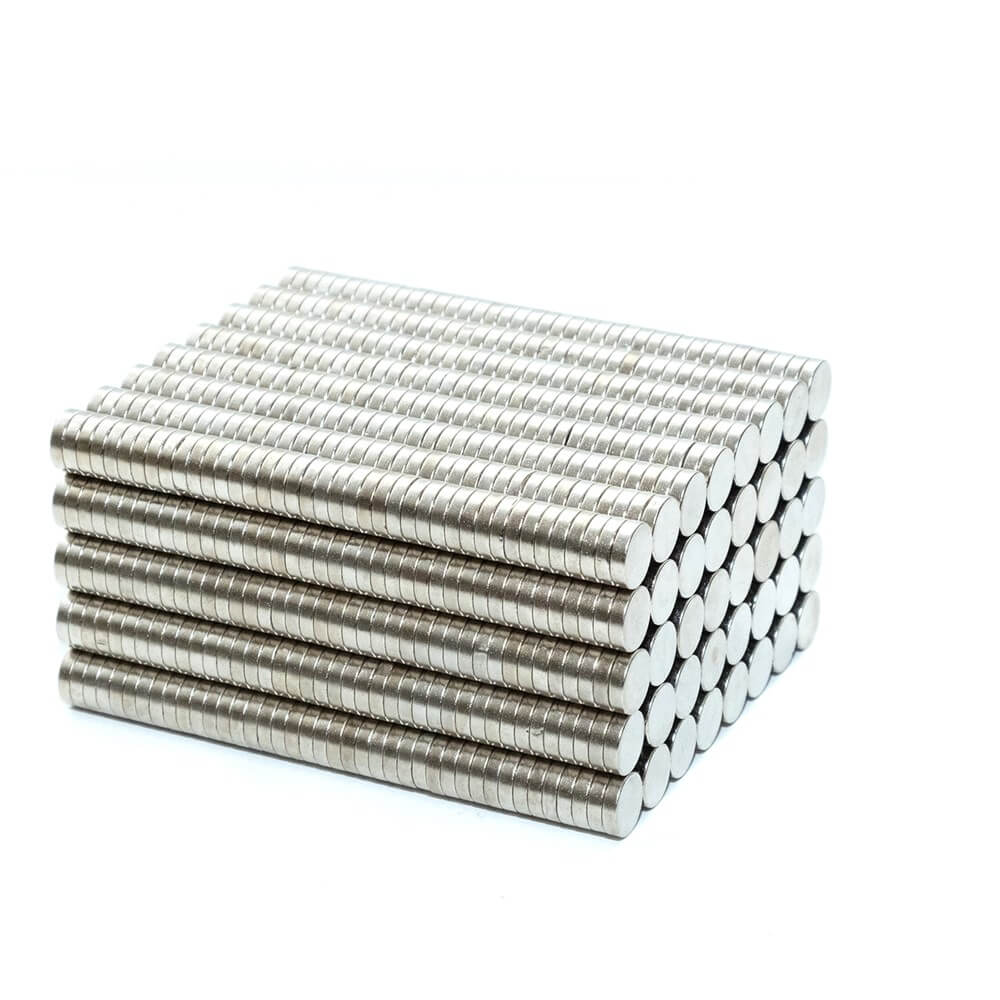 10mm X 2mm - Yuvarlak Güçlü Neodyum Mıknatıs