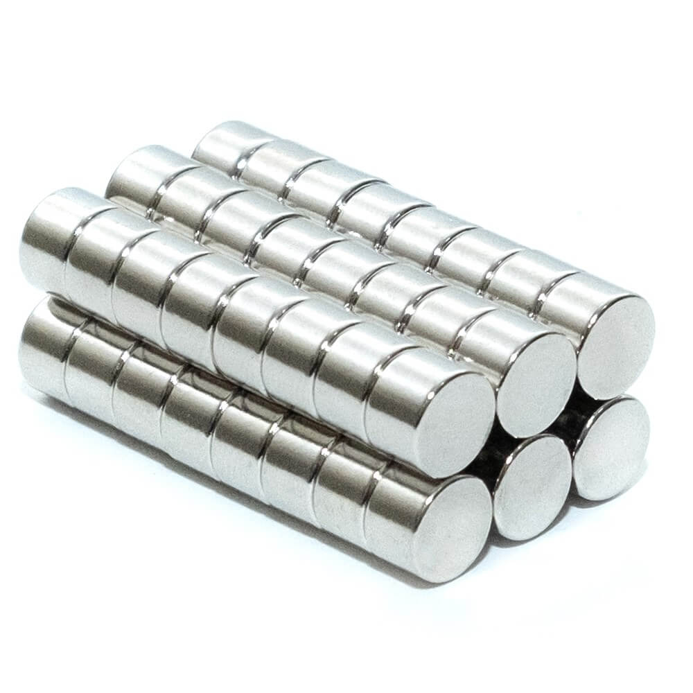 8mm X 5mm - Yuvarlak N35 Neodyum Mıknatıs