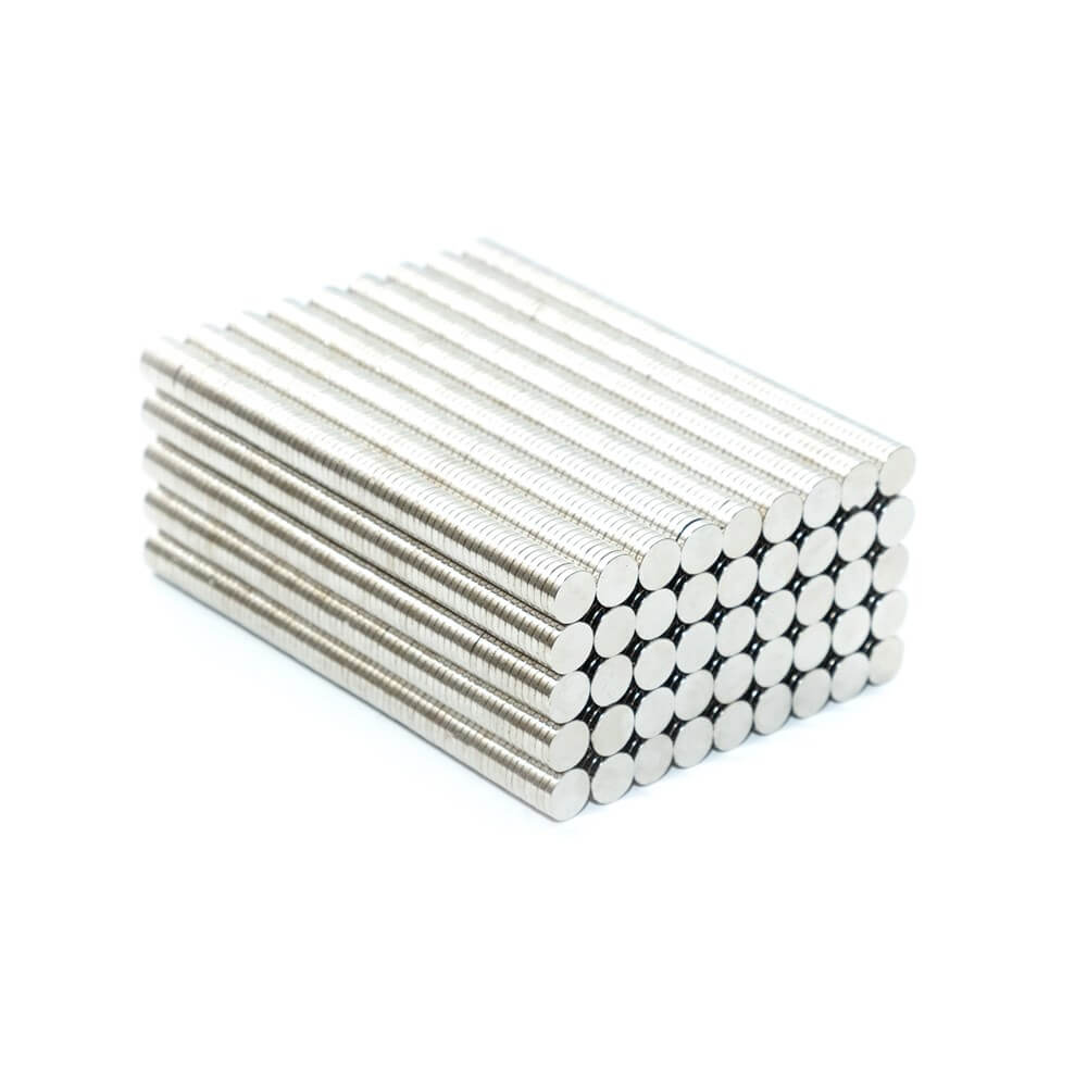 9mm X 1mm - Yuvarlak Güçlü Neodyum Mıknatıs