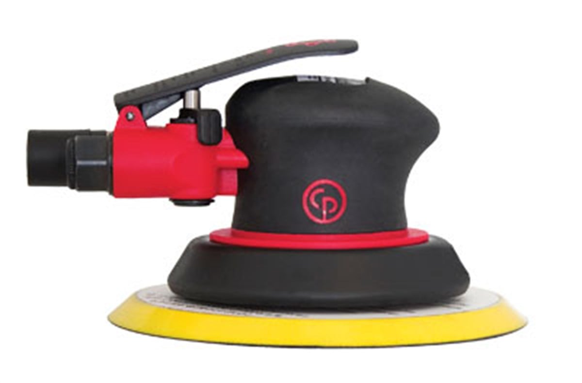 Chicago Pneumatic CP7255 6'' Orbital Zımpara | 0,3 HP | 1/4'' Hava Girişi | 5/6'' - 24 Konu | 12.000 RPM