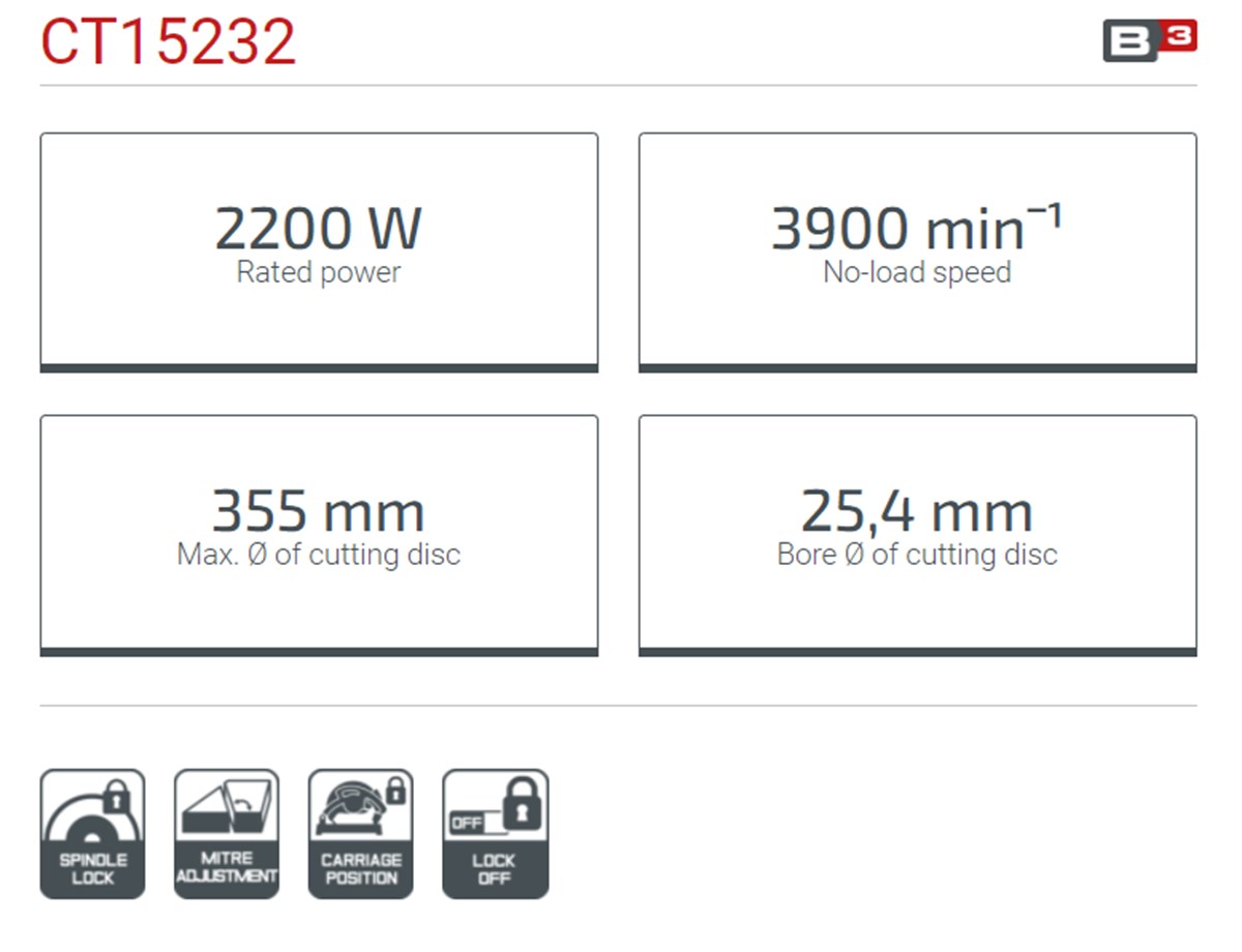 Crown Profil Kesme
2200 W - 355 mm
