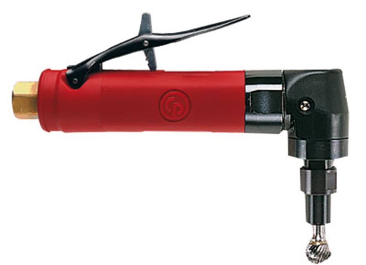 Chicago Pneumatic CP3019-12AC Kompakt HavalI Açılı Avuiçi Kalıpçı Taşlama | 0.5 HP | 12,000 RPM | 1/4