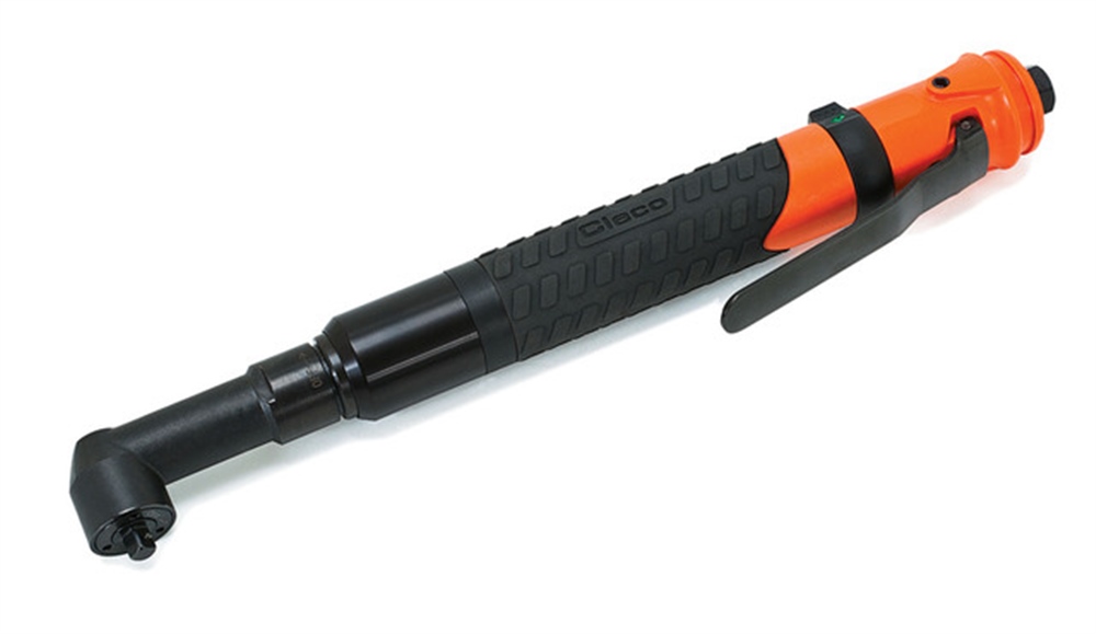 Cleco 19RAS03AM2 Pnömatik Durdurma Yakası Ters Açılı Somun Sıkıcı | 19 Serisi | Kol Başlat | 1.700 RPM | 2,3 (ft-lb) Maks. Tork