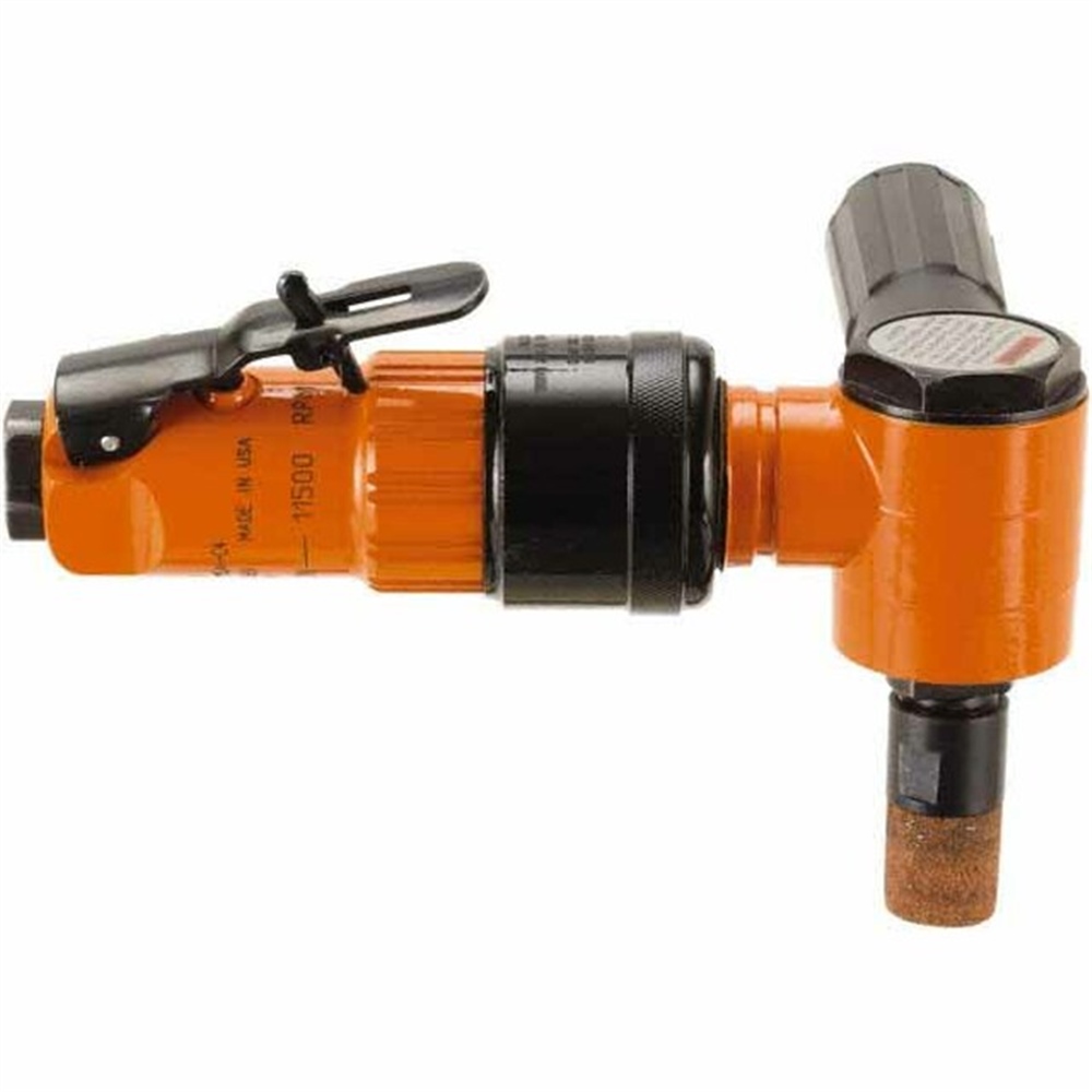 Cleco 216GLFC165AC4 Ağır İş Başlı Dik Açılı Taşlama Makinesi | 0,7 HP | 16.500 RPM | Alüminyum Gövde | Arka Egzoz