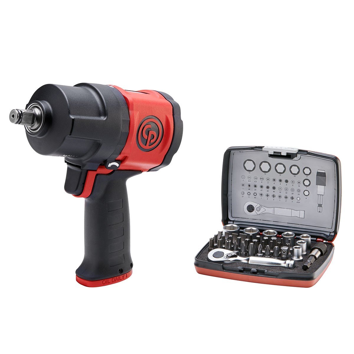 CP7748+ Bit Set 1/2'' Mekanik Darbeli Somun Sökme Sıkma