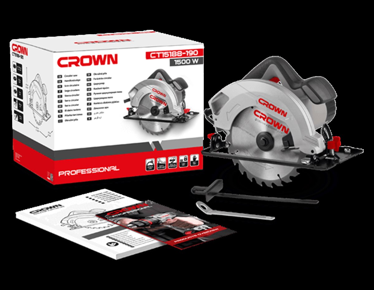 Crown Sunta Kesme
1500 W - 190 mm