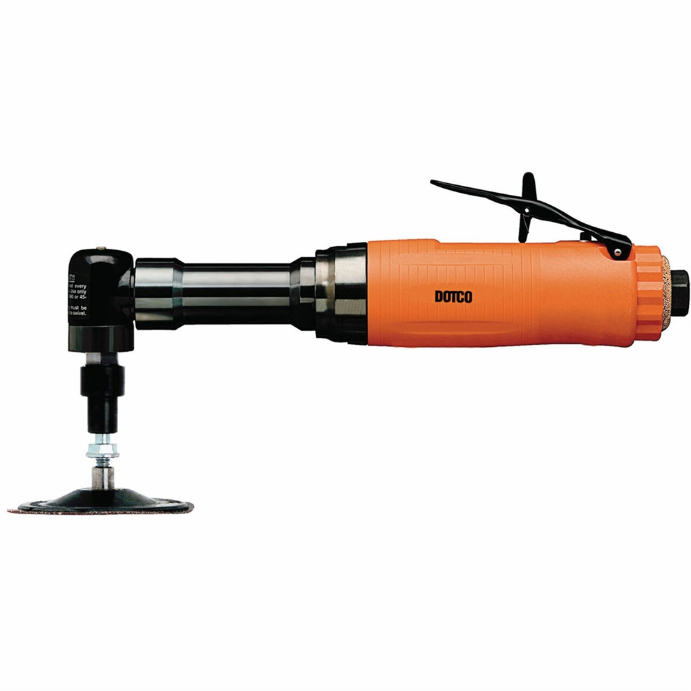 Dotco 12L227736 Dik Açılı Taşlama | 12-22 Serisi | 0,6 HP | 12.000 RPM | Kompozit Konut | Arka Egzoz