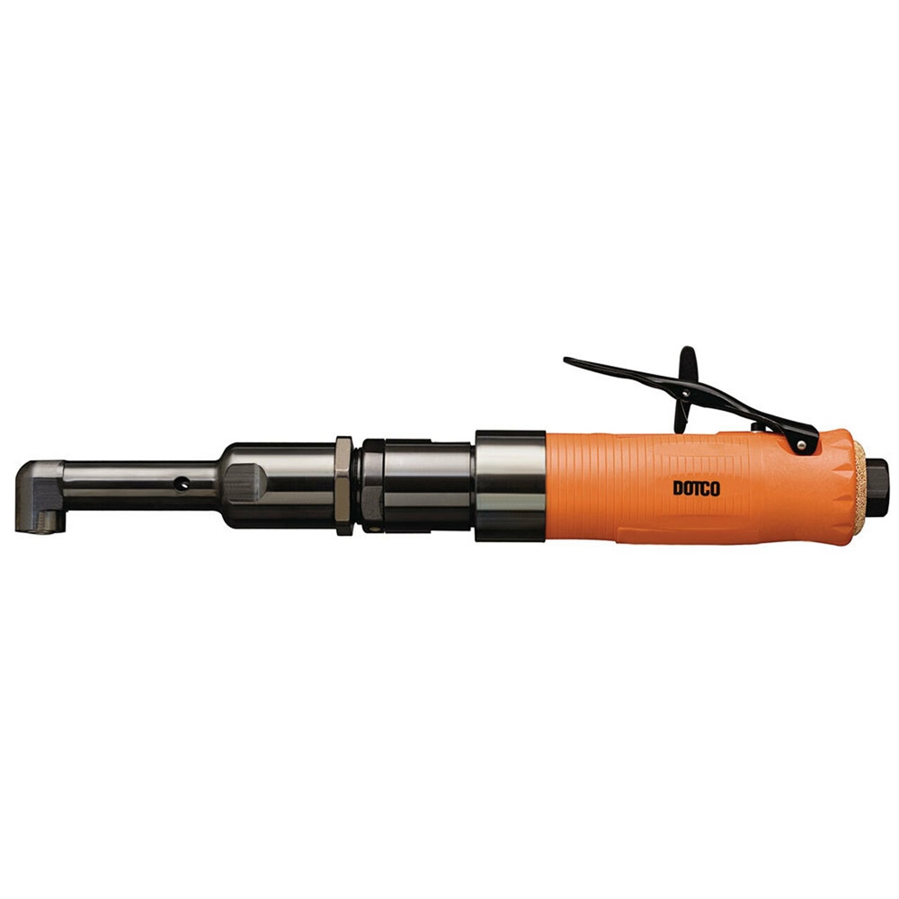 Dotco 15LF28462 Hafif Hizmet Kafası Dik Açılı Pnömatik Matkap | 15LF Serisi | 0,4 HP | 2.400 RPM | Kompozit Konut | Arka Egzoz