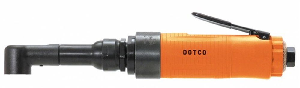 Dotco 15LS28252 Ağır Hizmet Kafası Dik Açılı Pnömatik Matkap | 0,6 HP | 2.360 RPM | Kompozit Konut | Arka Egzoz