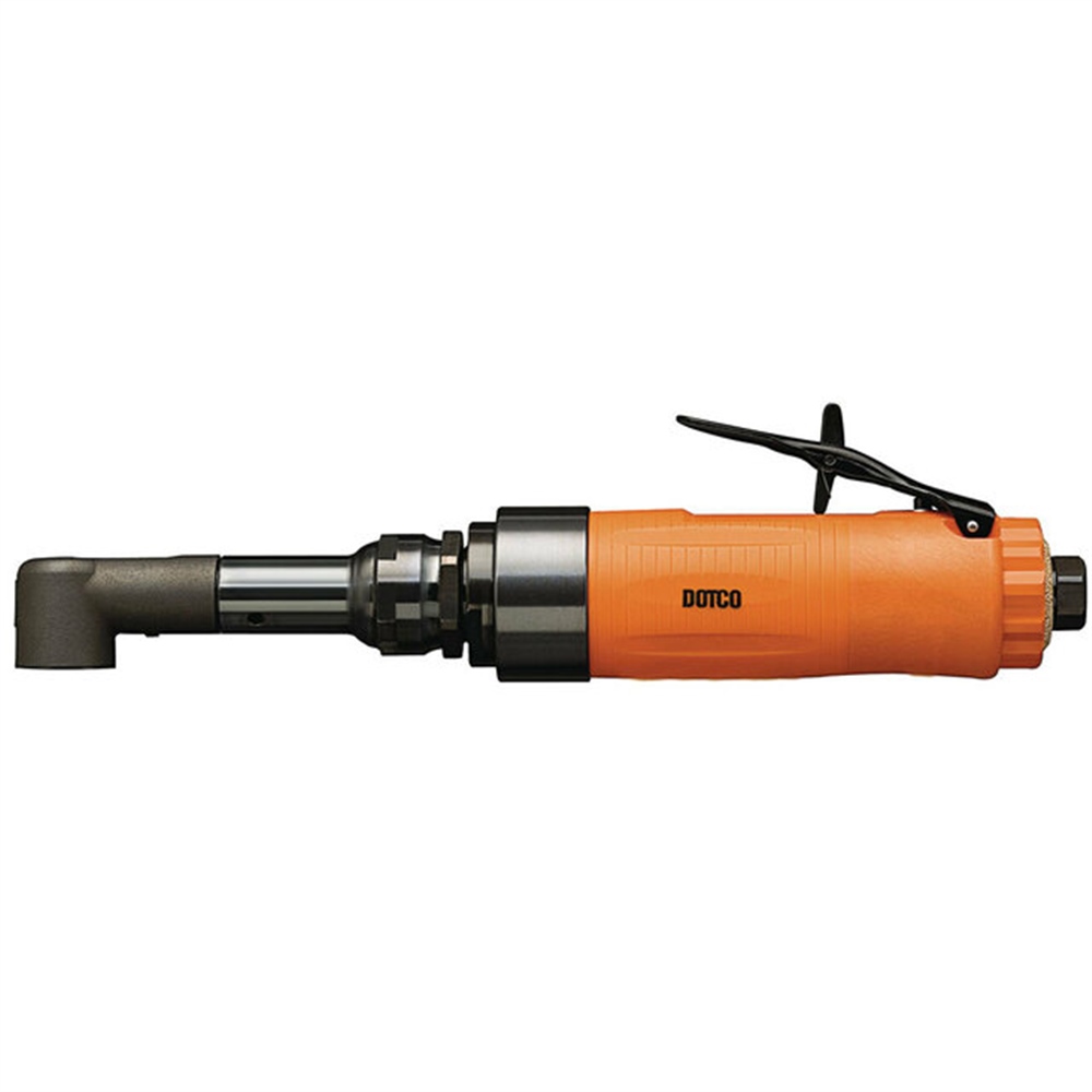 Dotco 15LS28362 Hafif Hizmet Kafası Dik Açılı Pnömatik Matkap | 15LS Serisi | 0,6 HP | 2.010 RPM | Kompozit Konut | Arka Egzoz