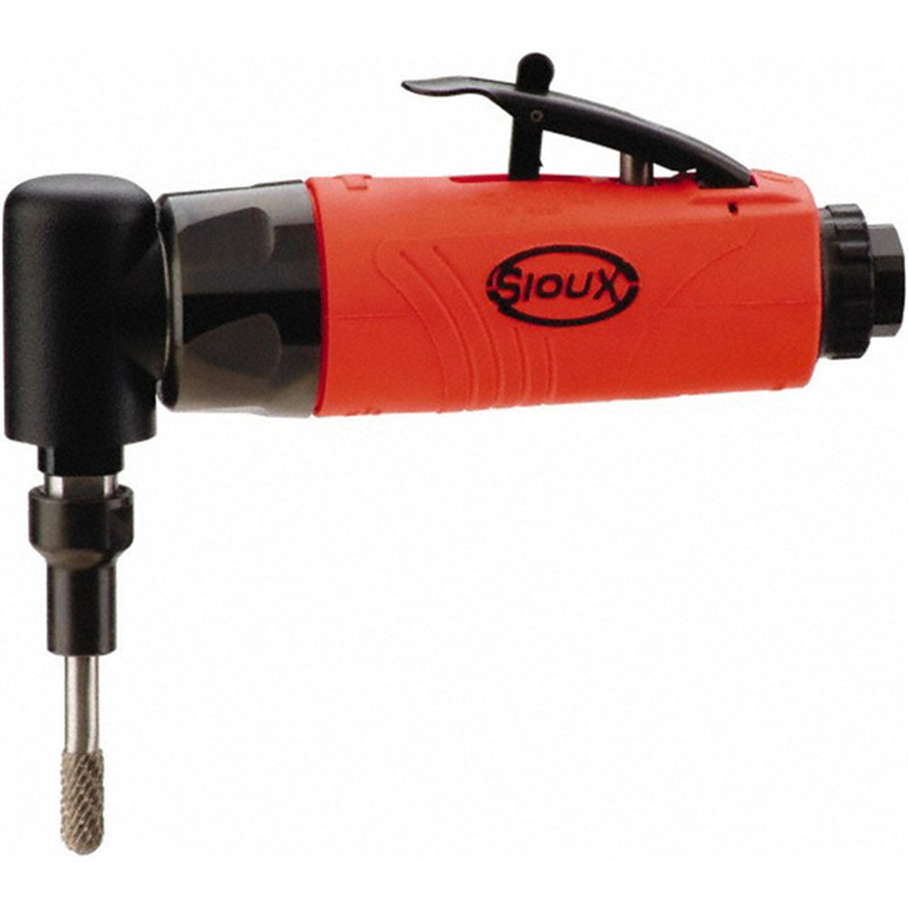 Sioux Tools SAG03S12M6S Dik Açılı Kalıp Öğütücü | 0,3 HP | 12000 RPM | 300 Serisi Pens | Arka Egzoz
