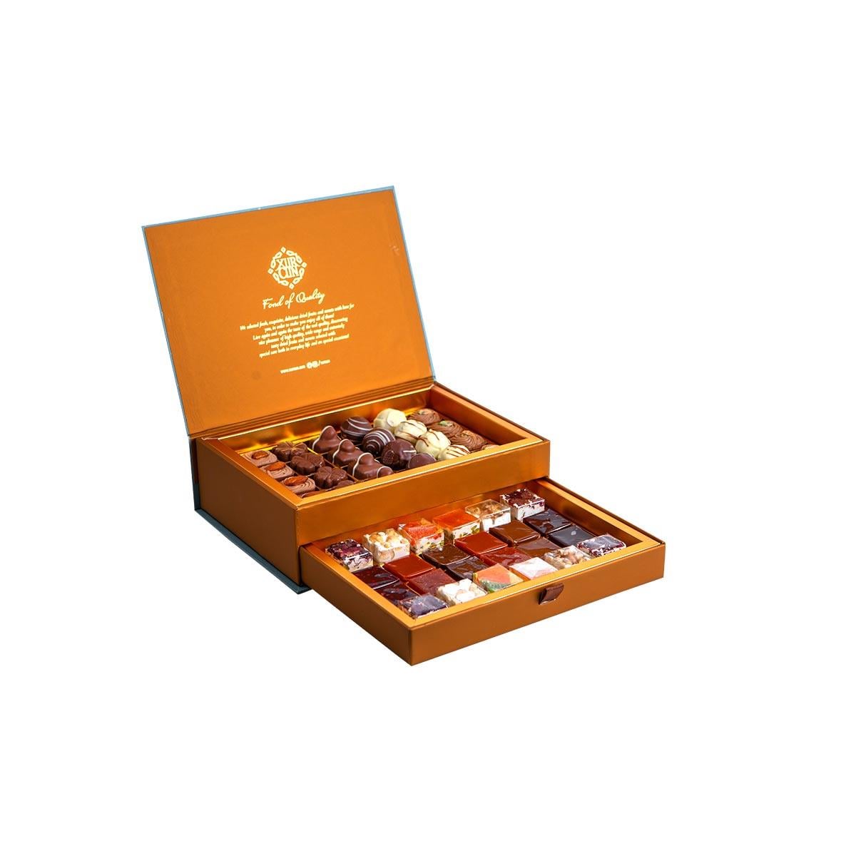 Xurcun Two Floor Chocolate Box M BLUE