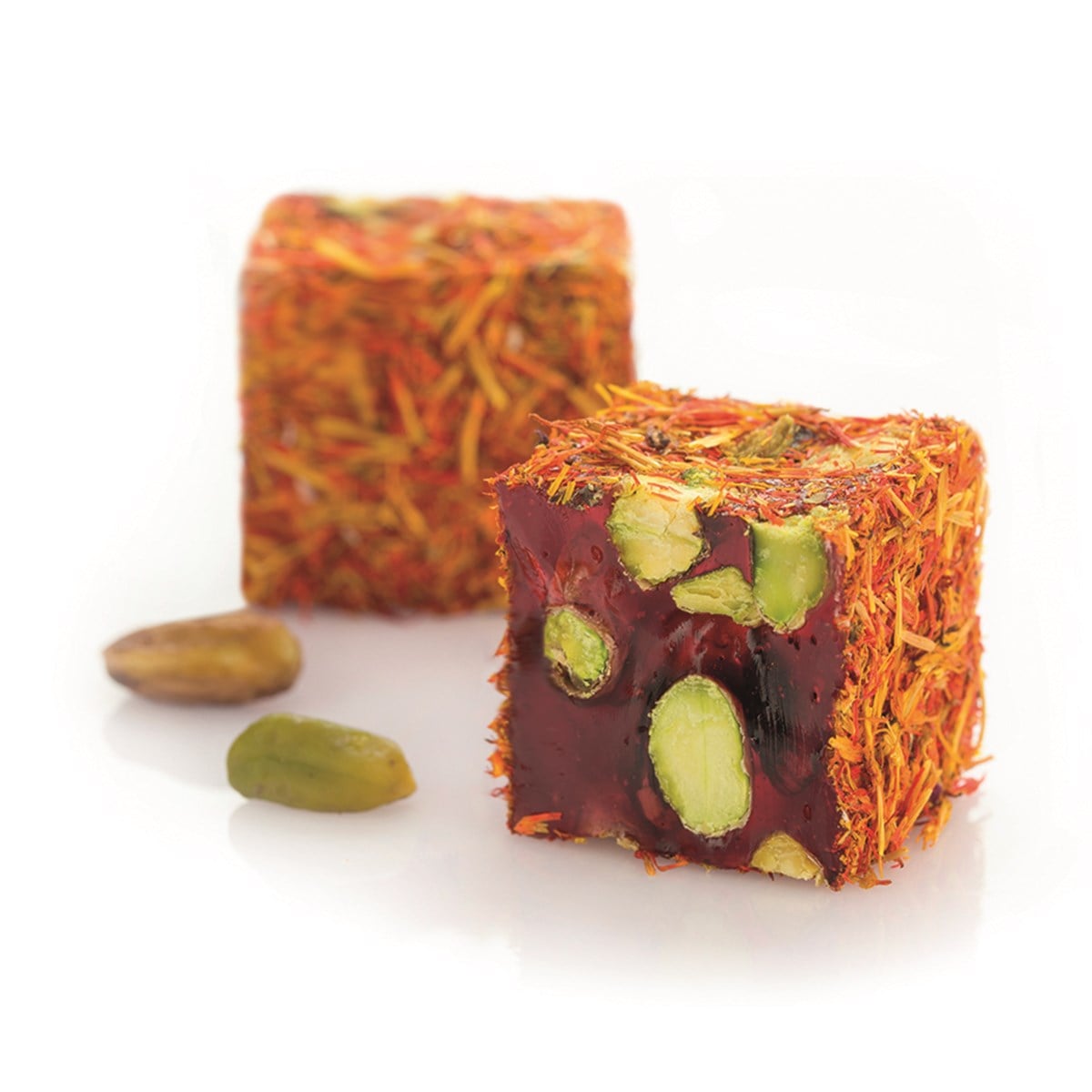 STICK WITH PISTACHIO & POMEGRANATE FLAVOR COATED SAFFLOWER