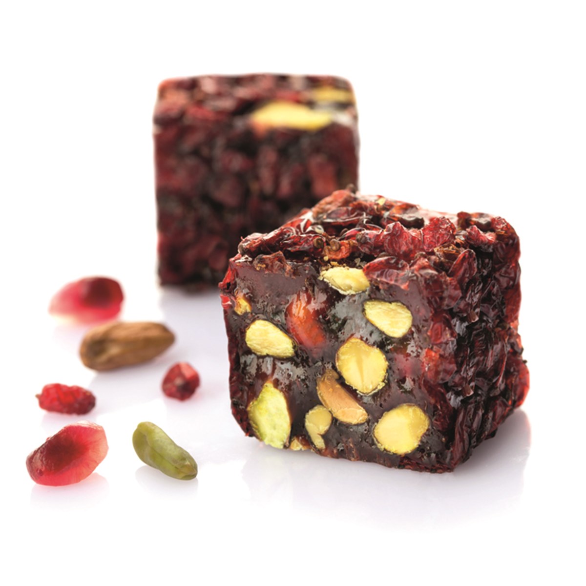 PISTACHIO & POMEGRANATE FLAVOR COATED SOUR RAISIN