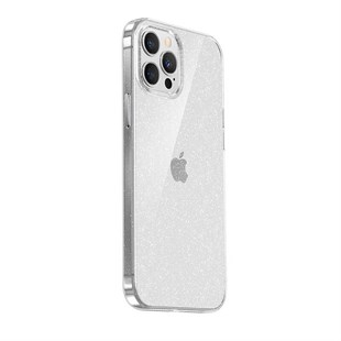 Apple iPhone 12 Pro Max Şeffaf Simli Benks Glitter Shinny Kapak