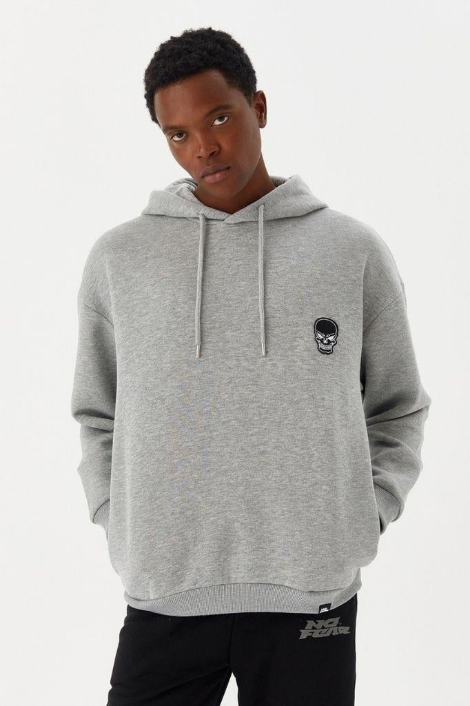  NO FEAR Erkek Kapüşonlu Regular Fit Sweatshirt NFR-M500241