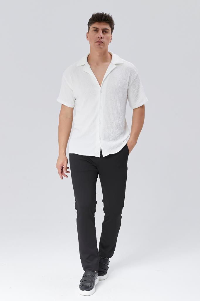 GIOVENTU Erkek Kısa Kollu Regular Fit Gömlek 2405619