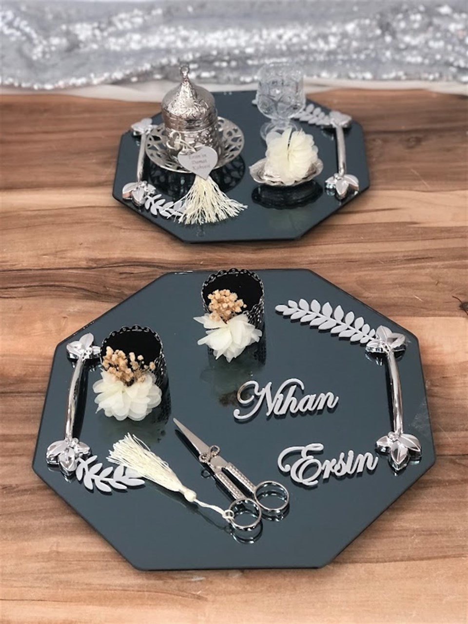 Söz Tepsisi, Nişan Tepsisi, Yüzük Tepsisi, Isteme Tepsisi, Damat Fincanı, Damat Kadehi,damat Tepsisi