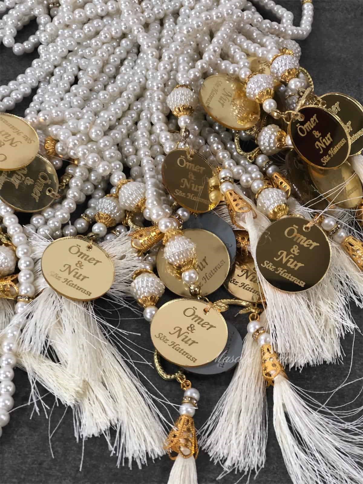 İncili Tesbih - Gümüş