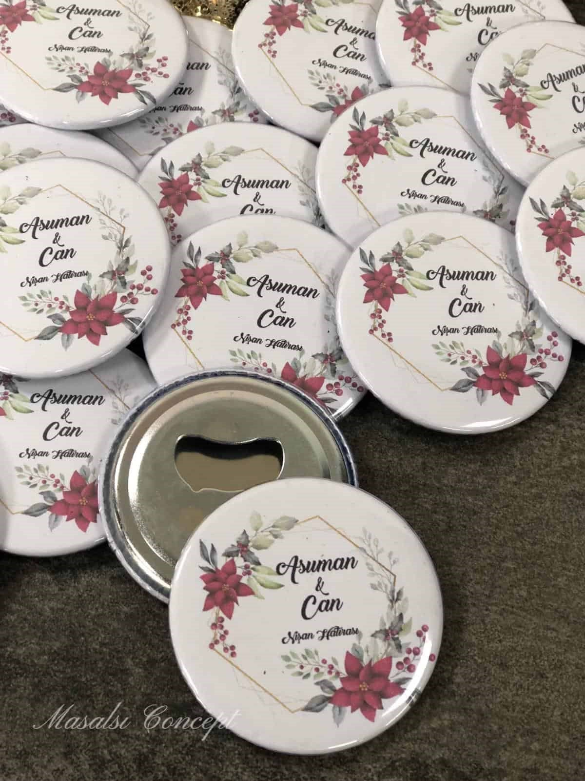 Açacak Magnet Kına Hatırası Söz Hatırası Nikah Hatırası Nişan Hatırası en Güzel Hediyelik