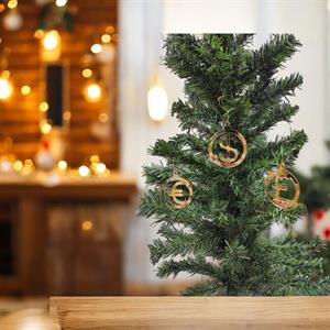 3 Adet Euro Dolar  Pound Yılbaşı Ağacı Süsü Yeni Yıl Ağaç Süsleme Seti Çam Ağacı Süsü