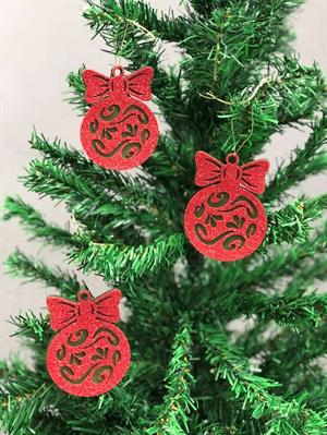 6 adet yılbaşı ağacı süsü yeni yıl çam ağacı süsü