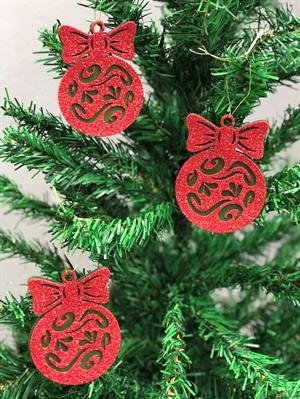 6 adet yılbaşı ağacı süsü yeni yıl çam ağacı süsü