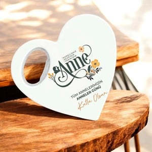 Anneler Günü Hediyesi 20 Adet Kalp Açacak Magnet Anneme Hediye 