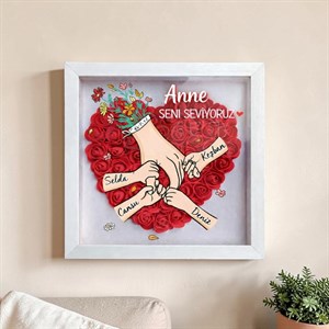 Anneler Günü Hediyesi Özel Hazırlanmış 20 cm Tablo Kimsede Olmayan En Özel Hediye