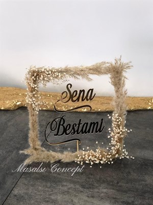 Cipso Süslemeli Pleksi İsimlik 