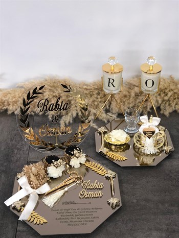 En Trend Söz-Nişan Takımı demetli - Gümüş