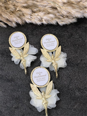 Metal Melekli Ayna Magnet