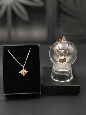 Sevgiliye Sevgililer Günü Hediyesi 14 Şubat Eşe Anneye Işıklı Melek Küre, Muhteşem Kolye Hediye Seti